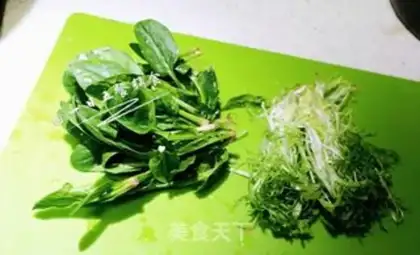 Make Spinach Beans step 1