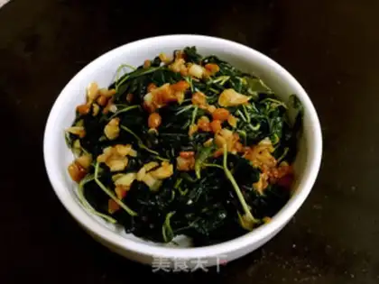 Make Garlic soy leaves step 11
