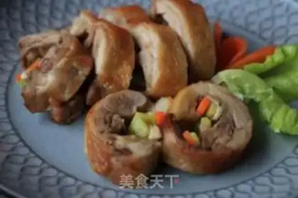 Make Duck vegetable rolls step 14