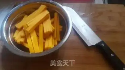 Make Pumpkin juice step 1