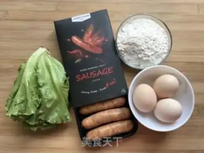 Make Egg burrito sausage roll step 0