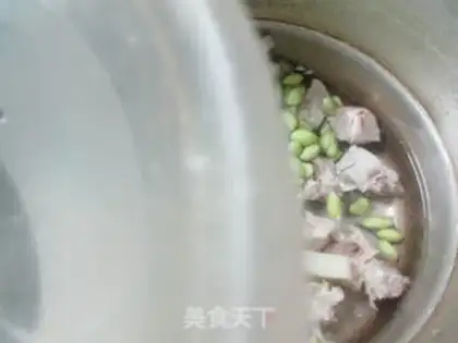 Make Bean-leaved bone soup step 3