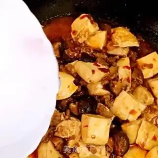 Make Tofu with mushrooms step 8