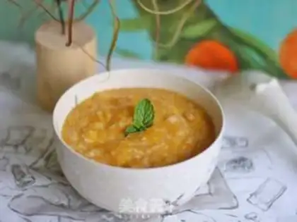 Make Beef pumpkin porridge step 5