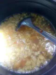 Make Shrimp congee step 1