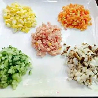 Make Five-shrimp rice step 2