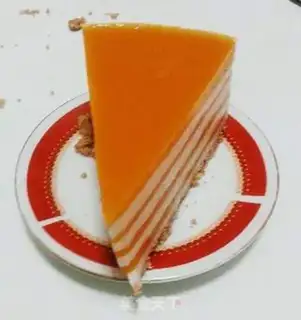 Make A thousand layers of mango mousse cake step 16
