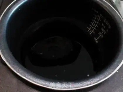 Make Red bean, black rice step 2