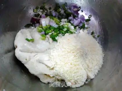 Make Natural yeast onion cheese bread step 15