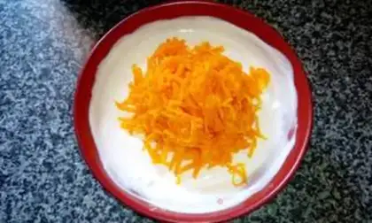Make Yogurt carrots step 6