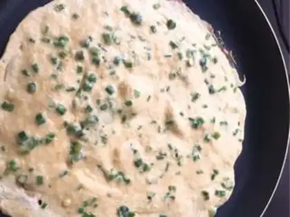 Make Onion omelet step 6