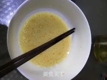 Make Colored egg fried rice step 2