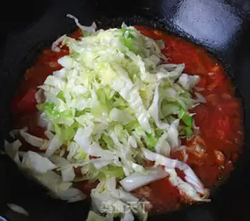 Make Tomato cabbage step 7