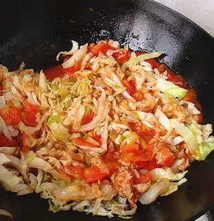 Make Tomato cabbage step 8