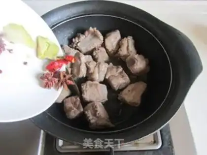 Make Mushroom tofu bubbling ribs step 2