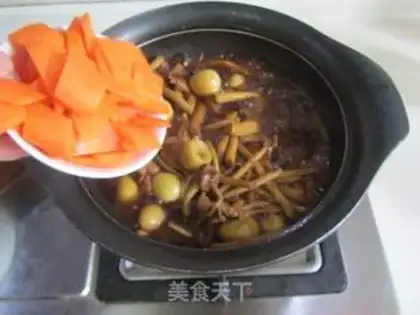 Make Tea, mushrooms, quail eggs step 9