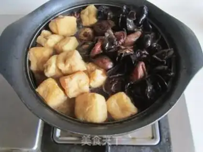 Make Mushroom tofu bubbling ribs step 6