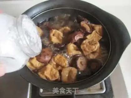 Make Mushroom tofu bubbling ribs step 7