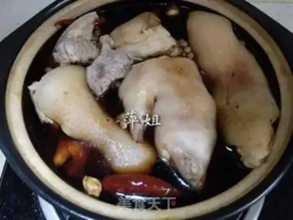 Make Spicy pig hoof step 5