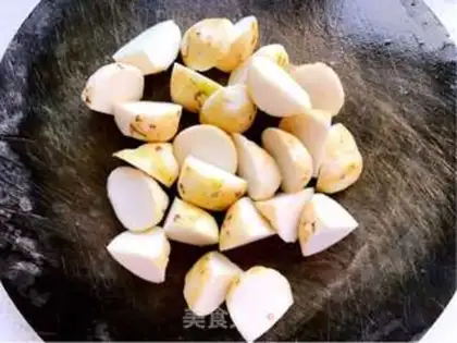 Make Potato chicken step 1