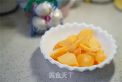 Make Peach lilies step 1