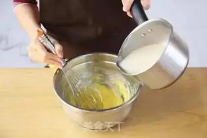 Make Bean box cake step 4