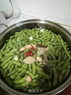 Make Garlic beans step 0