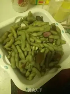 Make Garlic beans step 1
