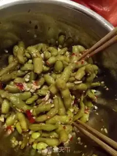 Make Garlic beans step 4