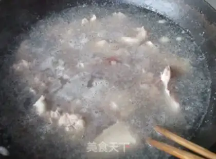 Make Pine tofu step 1