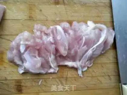 Make Eggplant chicken leg chop step 4