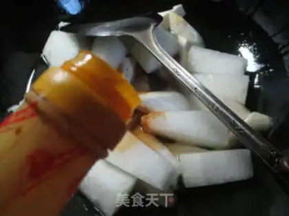 Make ♪ Burn the melon white ♪ step 5