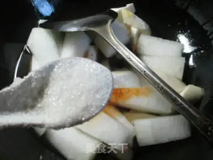 Make ♪ Burn the melon white ♪ step 6