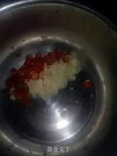 Make Saline with red potato leaves step 2