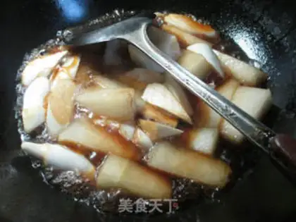 Make ♪ Burn the melon white ♪ step 8