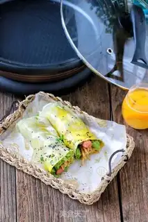 Make Pancake fruit step 12