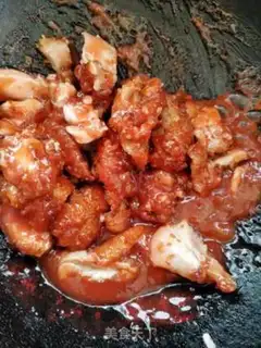 Make Eggplant chicken leg chop step 17