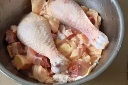 Make Chicken soup from the Indian Coconut step 1