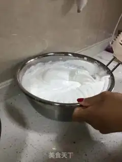 Make Cream fruit cranberry cake step 21