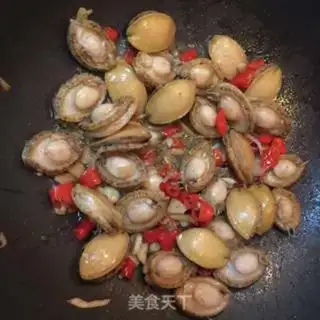 Make Spicy abalone step 1