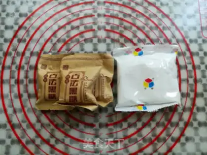 Make Red sugar ice powder step 0