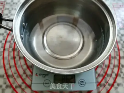 Make Red sugar ice powder step 3