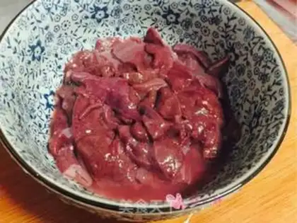 Make Noodle sauce and liver step 1