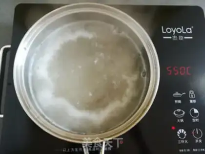 Make Red sugar ice powder step 6