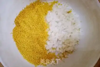 Make Pear rice porridge step 1