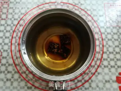 Make Red sugar ice powder step 8