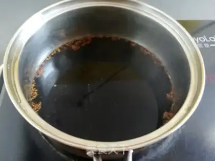 Make Red sugar ice powder step 9