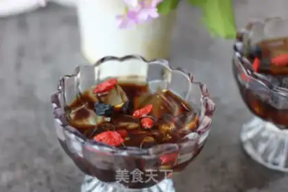 Make Red sugar ice powder step 11