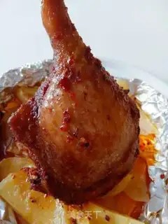 Make A duck with black pepper sauce step 6
