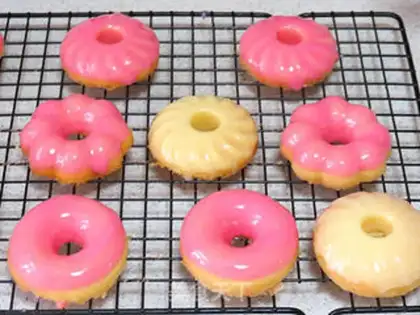 Make Chocolate doughnuts step 9